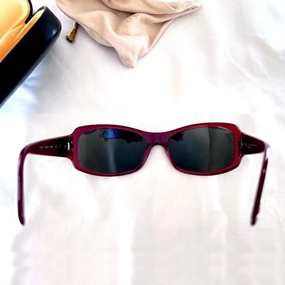 BVLGARI Burgundy Crystal Accent Sunglasses 8003-B 826 87 59 17-130 main image 10